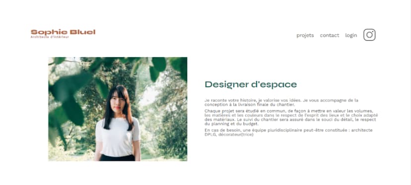 Image du portfolio de Sophie Bluel